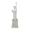 Silver Polystone Traditional Sculpture, 17" x 5" x 5"